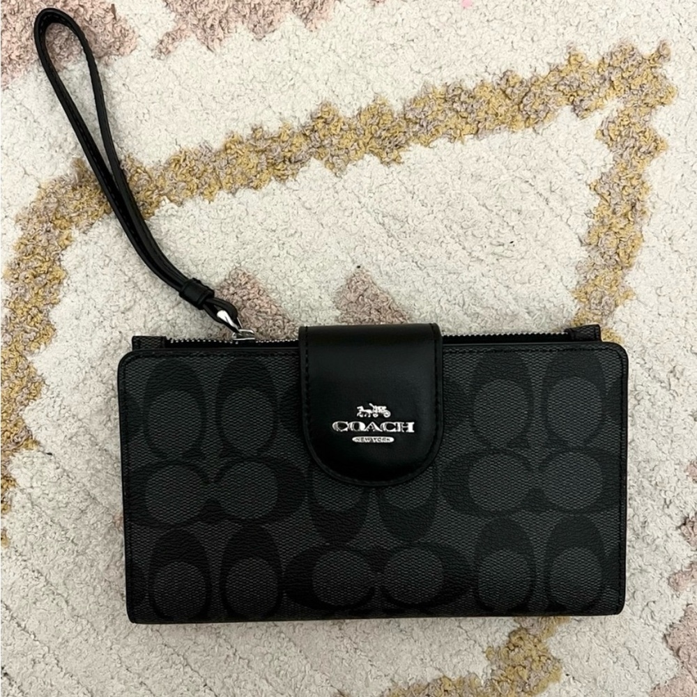 NWT, Coach Wallet (Black)
